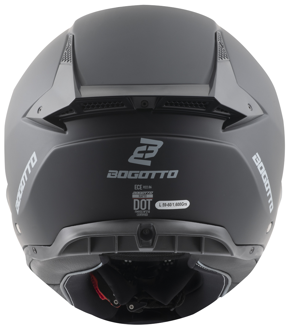 Side view of Bogotto Rapto Reptile Helmet, black-green, Size XS for Men