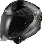 LS2 OF603 Infinity II Carbon Counter Jet Helmet