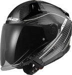 LS2 OF603 Infinity II Carbon Counter Jet Helm