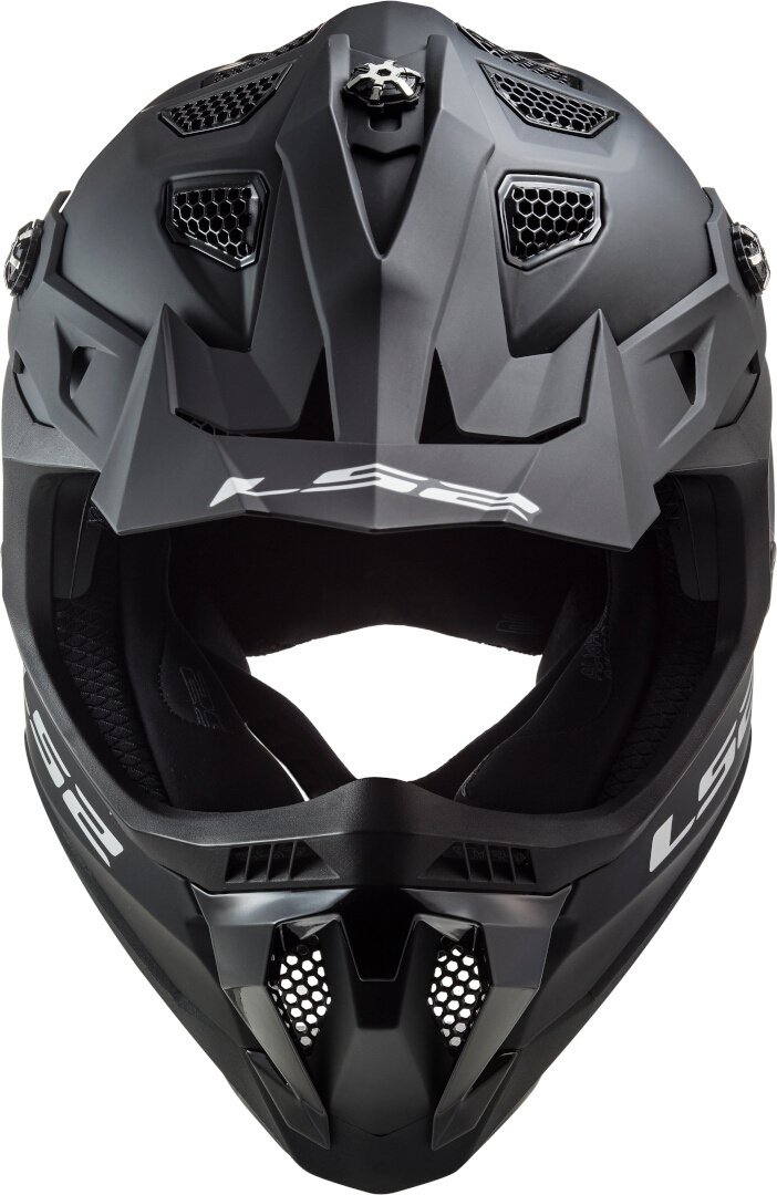 Photos - Motorcycle Helmet LS2 MX700 Subverter Evo II Solid Motocross Helmet, black, Size M for Men 
