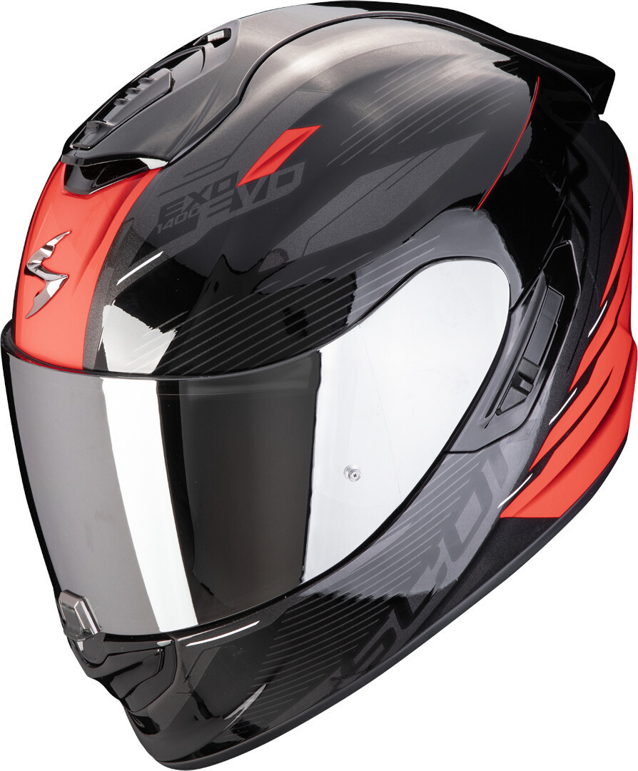 Scorpion Exo-1400 Evo 2 Air Luma Шлем Черный/Красный XL (61/62) 