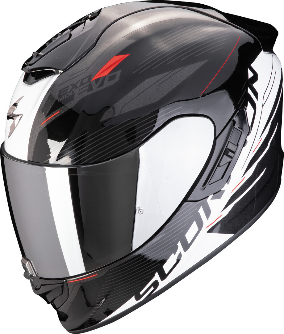 Scorpion Exo-1400 Evo 2 Air Luma Шлем Черный/Белый S (55/56) 