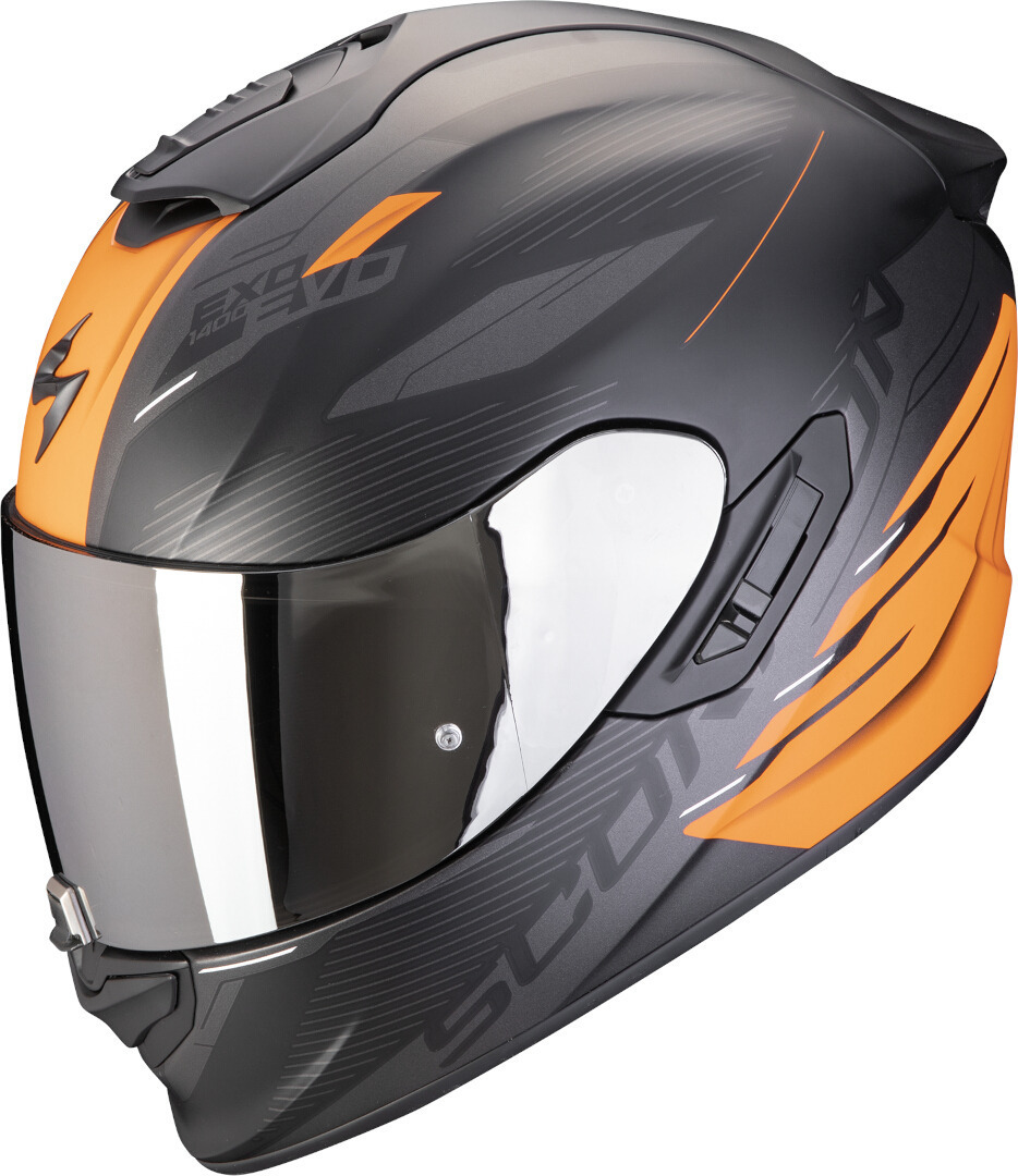 Scorpion Exo-1400 Evo 2 Air Luma Шлем Черный матовый/Оранжевый XL (61/62) 