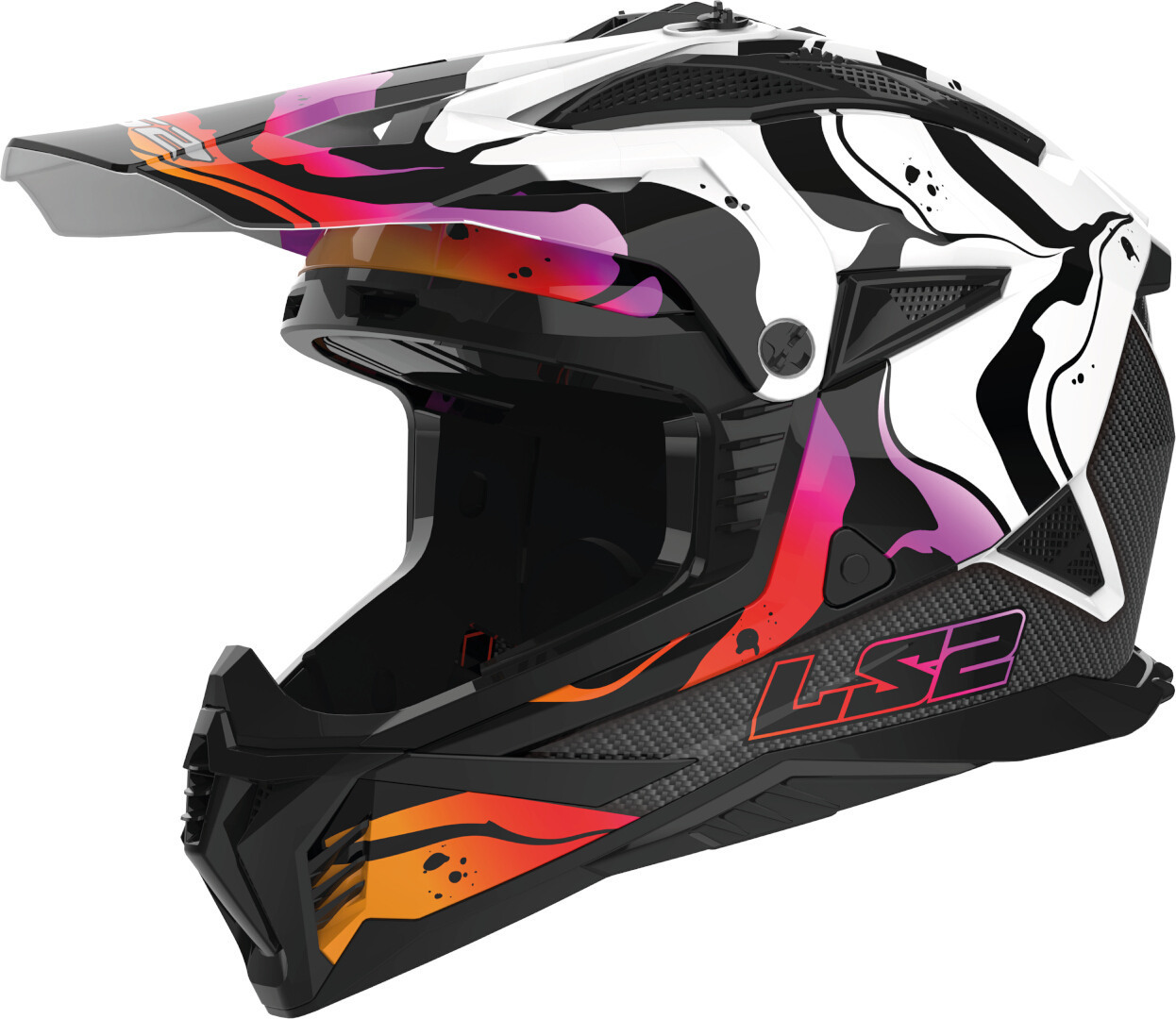 LS2 MX708 Fast II Wash Шлем для мотокросса