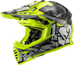 LS2 MX437 Fast Evo II Mini Crusher Motocrosshjälm för barn