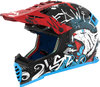 Vorschaubild für LS2 MX437 Fast Evo II Mini Starmaw Kinder Motocross Helm