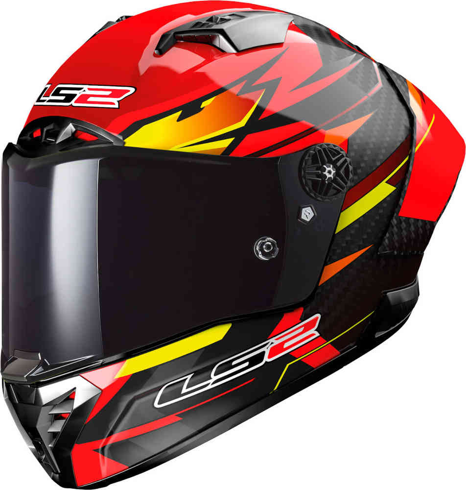 LS2 FF805 Thunder Carbon GP Aero Fire Шлем