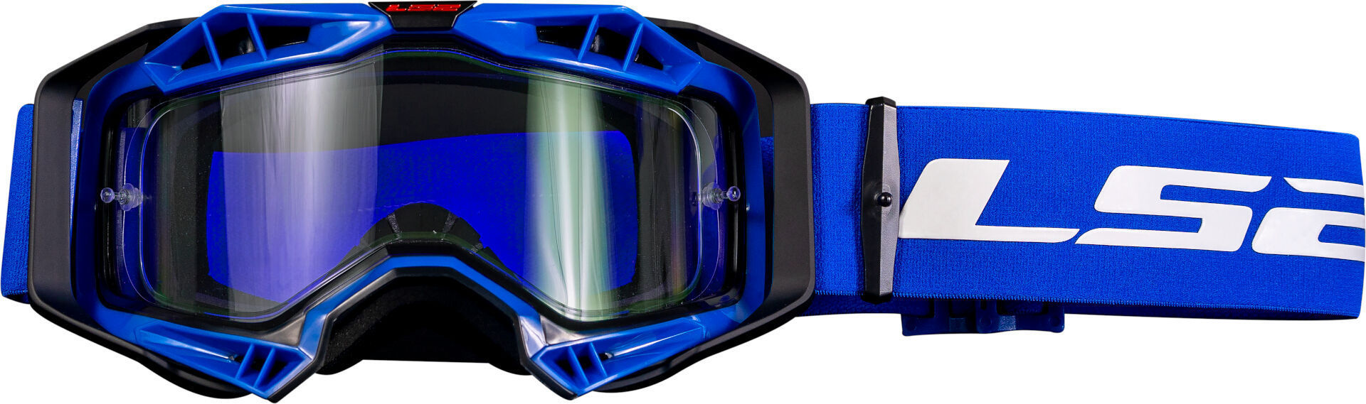 LS2 Aura Enduro Series Motocross Goggle, blue for Men-image-824349331