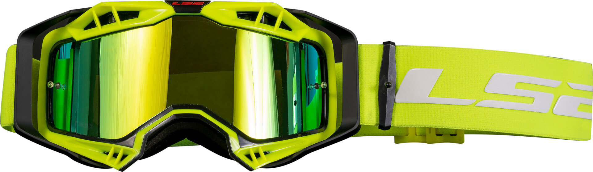 LS2 Aura Pro Motocross Goggle, yellow for Men-image-926573077