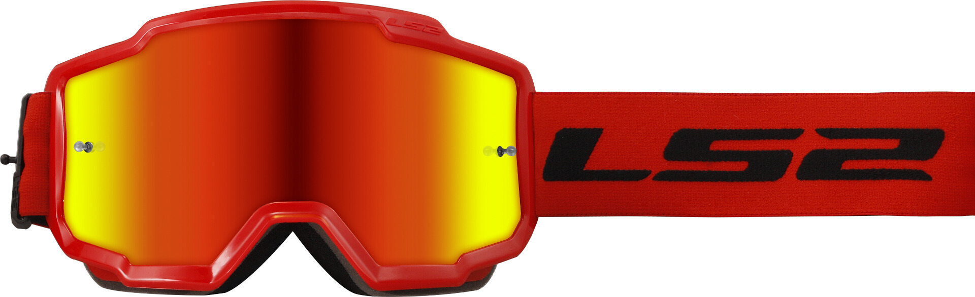 LS2 Charger Motocross Goggles, red for Men-image-535645651
