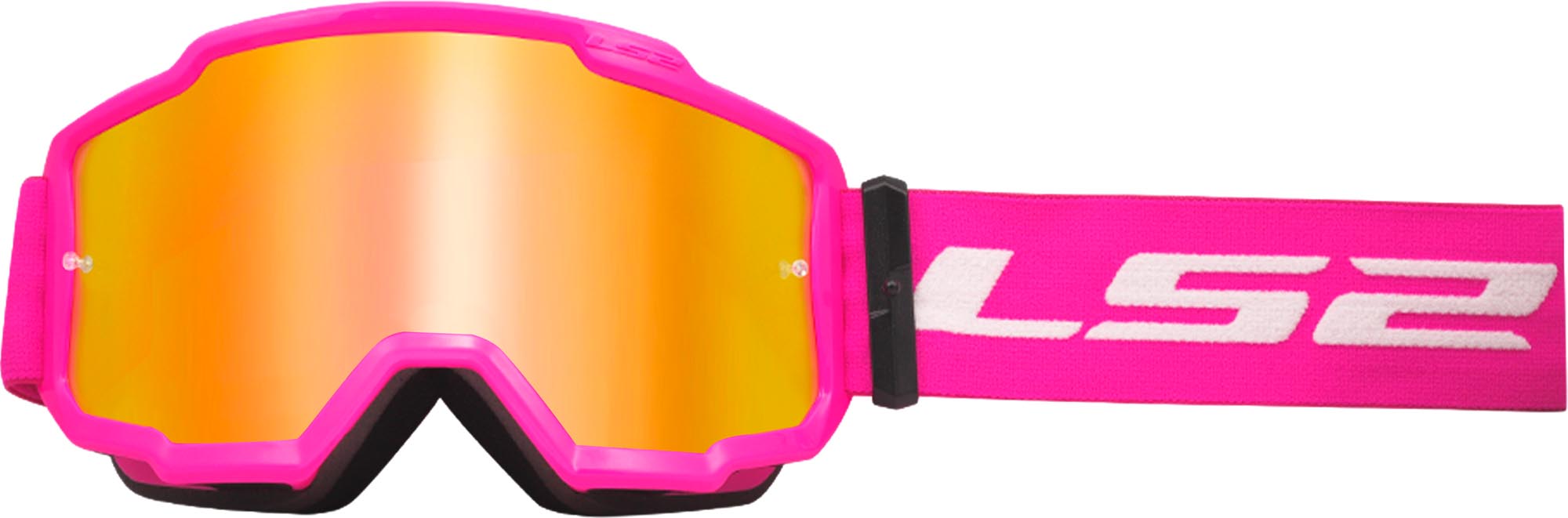 LS2 Charger Motocross Goggles, pink for Men-image-551176635