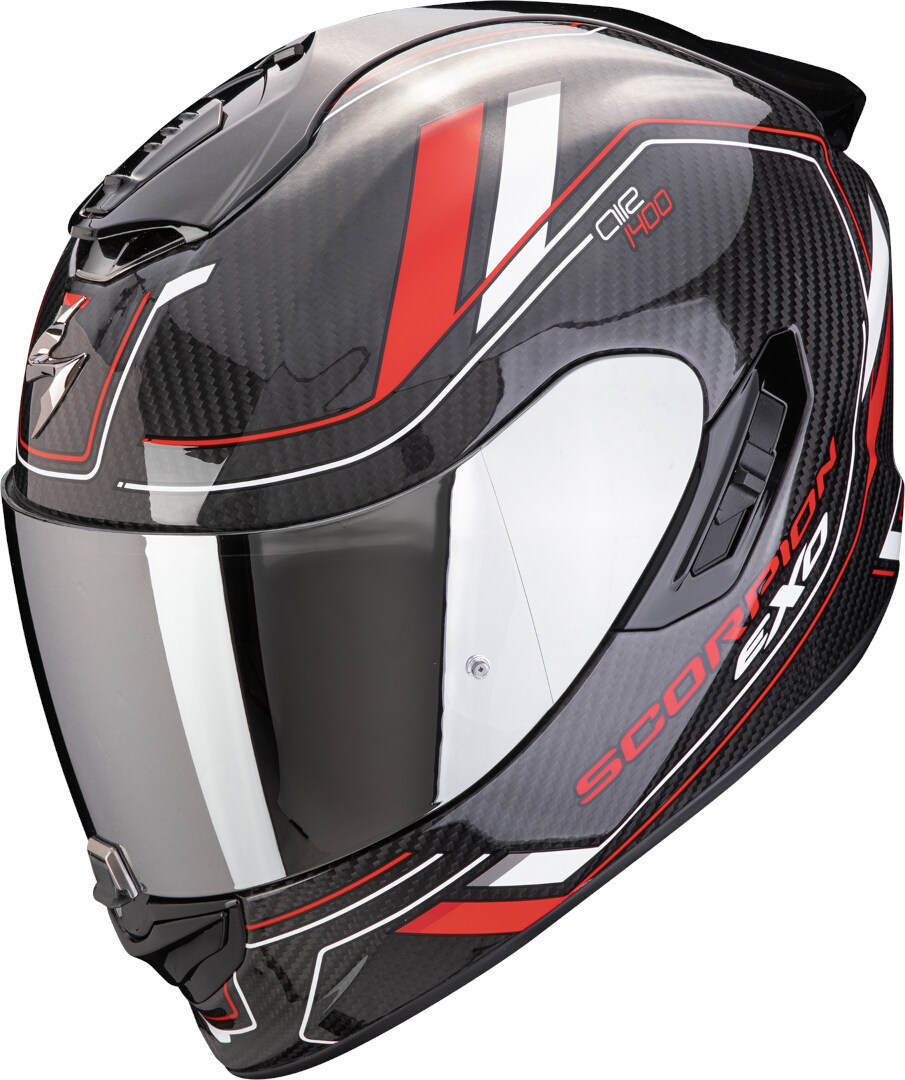 Scorpion Exo-1400 Evo 2 Carbon Air Mirage Шлем Черный/Красный/Белый XL (61/62) 