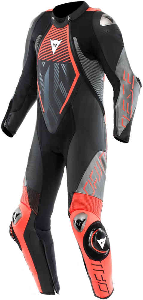 Dainese Audax D-Zip perforierte 1-Teiler Motorrad Lederkombi