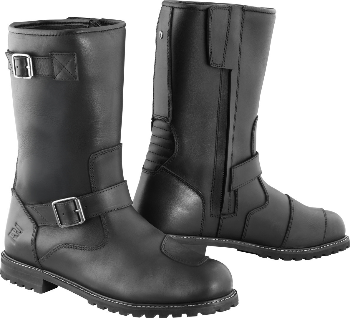 Bogotto Danko Bottes de moto imperméables, noir, taille 48 pour Hommes