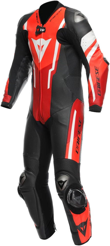 Dainese Misano 3 D-Air Airbag perforeret 1-delt motorcykel læderdragt