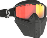 Scott Primal Safari Facemask Light Sensitive Czarno-białe gogle narciarskie