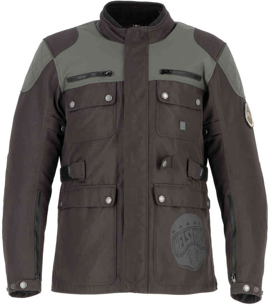 Helstons Desert chaqueta textil impermeable para motocicletas