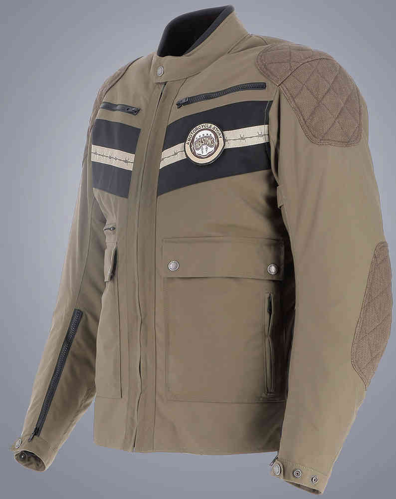 Helstons Sand chaqueta textil impermeable para motocicletas