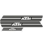 TECNOSEL Kit Deco Replica OEM KTM GS 74-76 sfondo nero