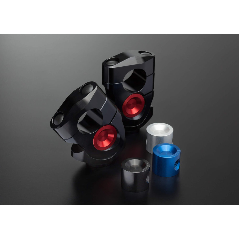 ABM Vario ajustable, montaje cilíndrico, negro/azul