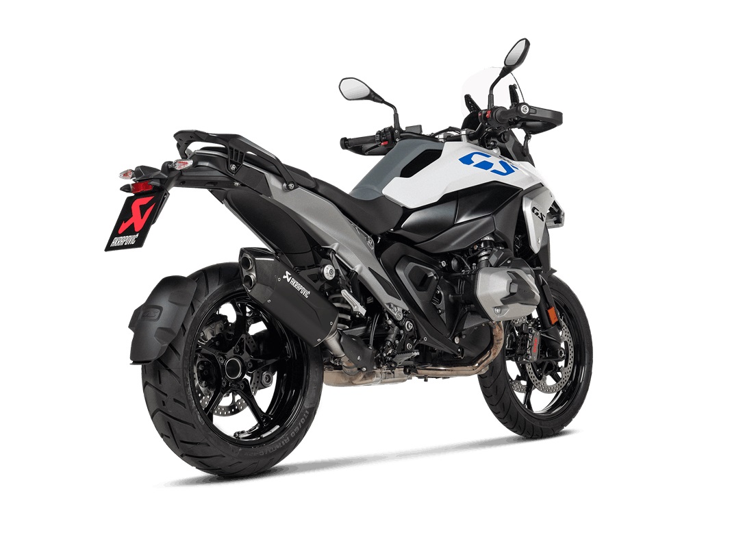 Akrapovic Слипоны Титан Черный Задний глушитель