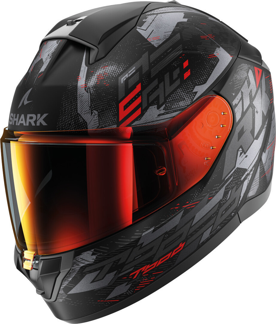 Shark Ridill 2 Molokai Шлем Черный матовый/Красный XS (53/54) 