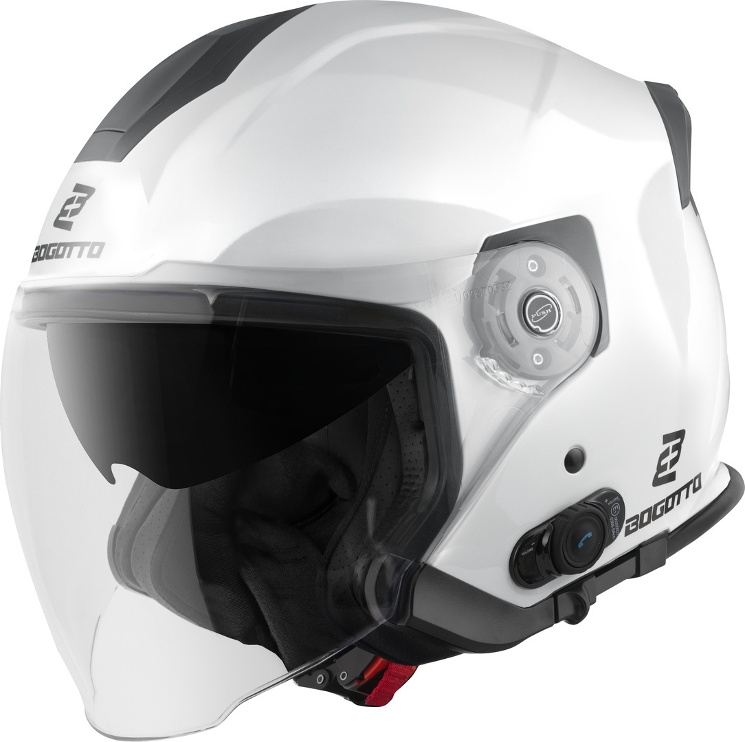 Bogotto H586 BT Solid Bluetooth Реактивный шлем