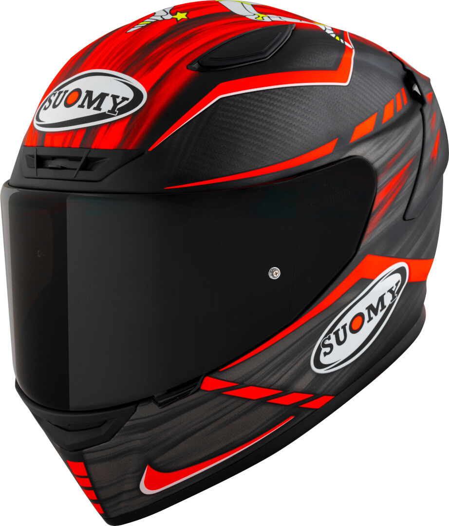 Suomy TX-Pro Johnson Replica E06 Casque, noir-rouge, taille XL pour Hommes