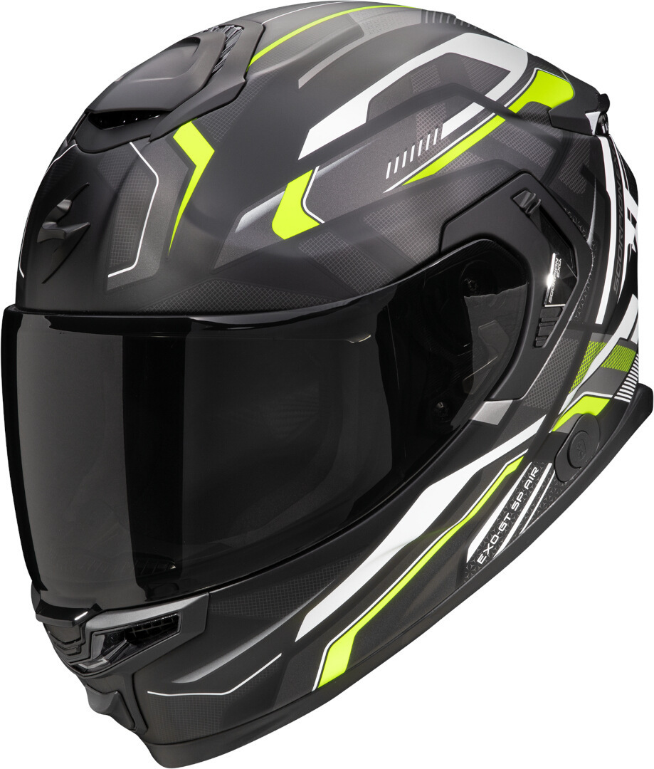 Scorpion EXO-GT SP Air Augusta Шлем Черный матовый/серый/неоново-желтый XXL (62/63) 