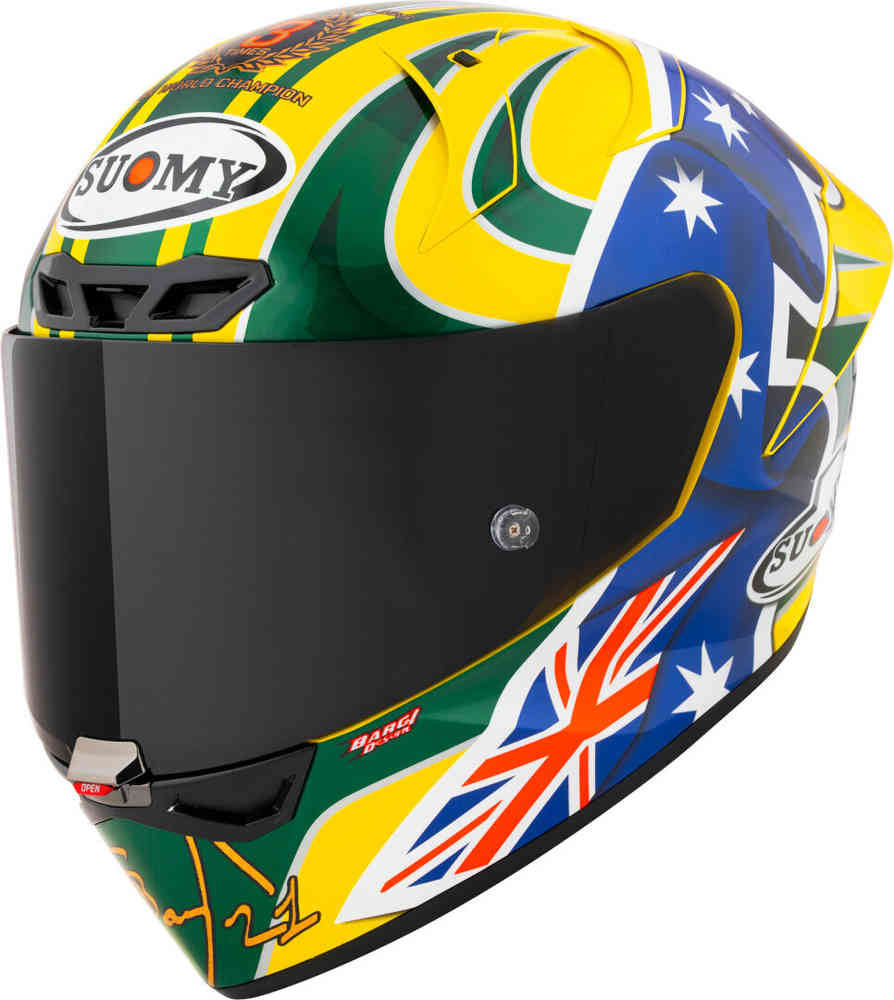 Suomy S1-XR GP Troy Bayliss Replica 2005 FIM E06 Casco