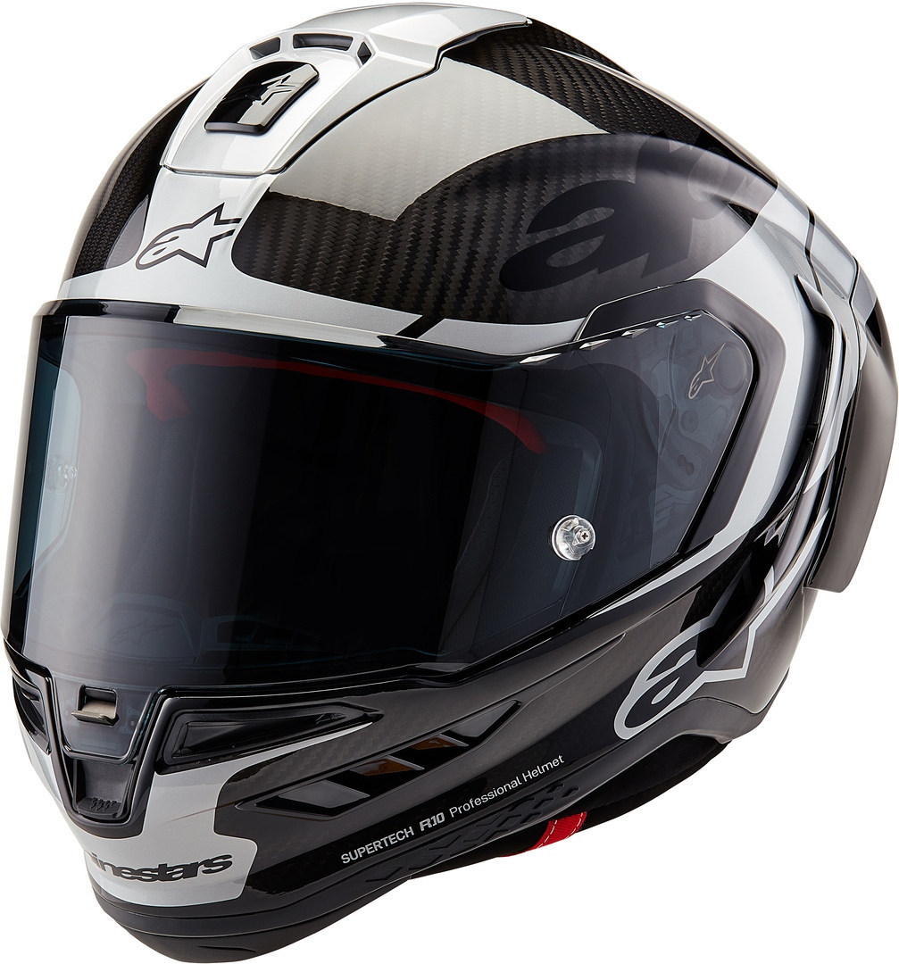 Alpinestars Supertech R10 Element Carbon Шлем Черный/Серебристый XS (53/54) 