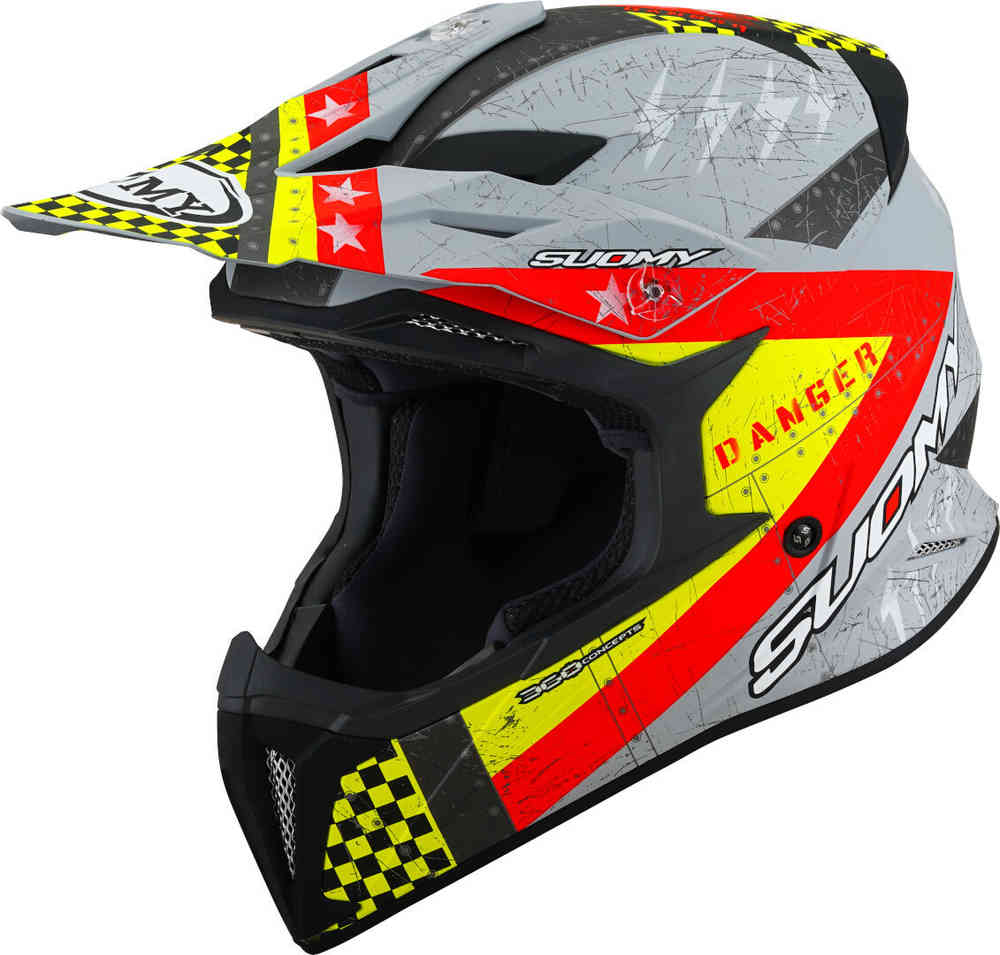 Suomy X-Wing Jetfighter E06 Motocross Helmet