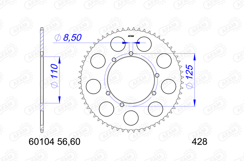 AFAM Couronne alu standard - 428