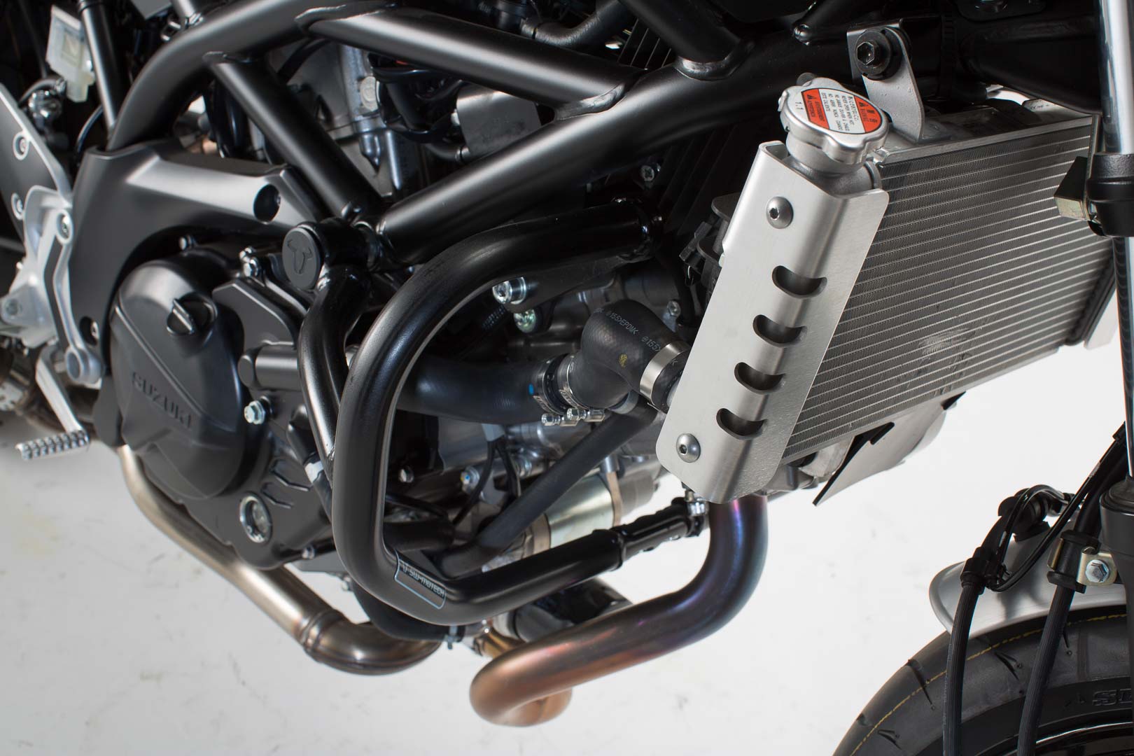 SW-Motech Crash bar - Черный. Suzuki SV650 ABS (15-) / SV650 X (18-).
