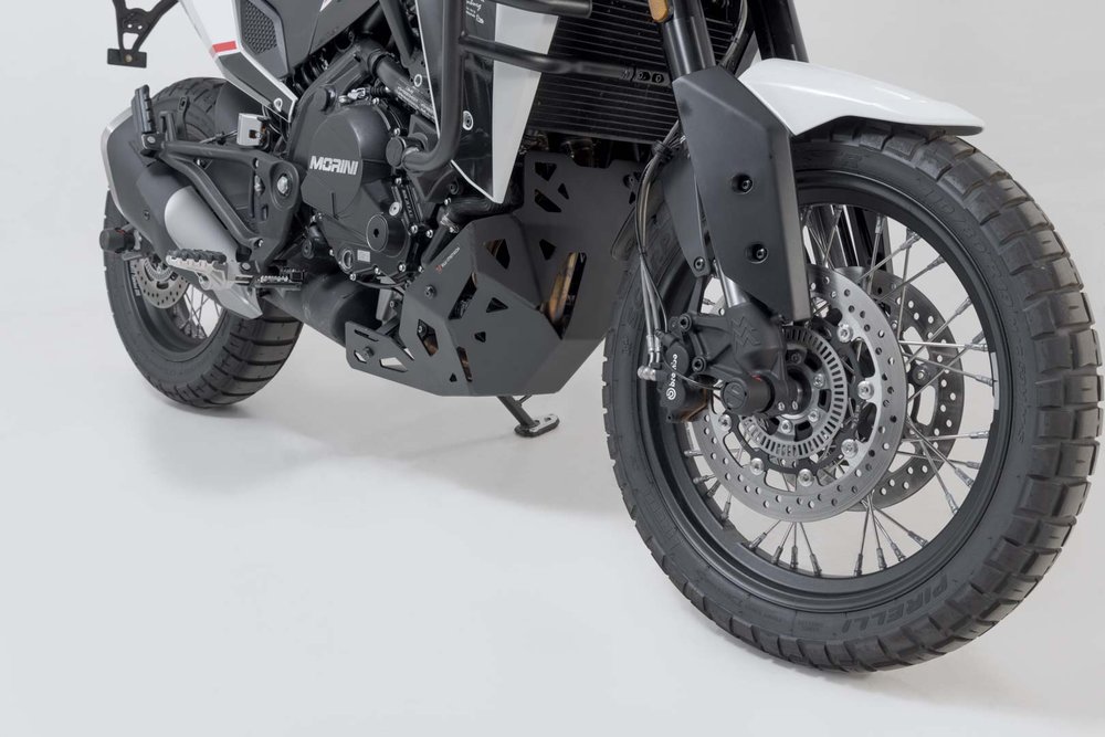 SW-Motech 发动机护罩 - 黑色。摩托森里尼 X-Cape 650 （21-）。