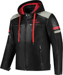 Rusty Stitches Jari Hooded V2 Jaqueta de pell de moto