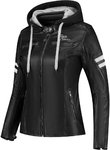 Rusty Stitches Super Joyce Hooded V2 Ladies Motorcycle Leather Jacket