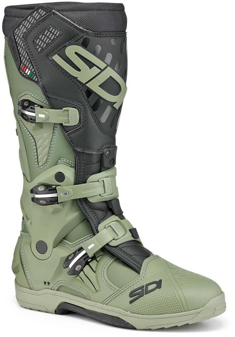Sidi Crossair Motocross Boots Green/Black 49 