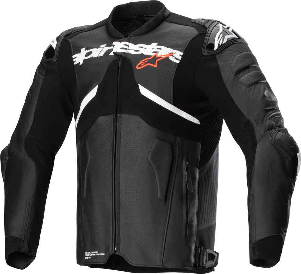 Alpinestars Atem V5 구멍이 뚫린 오토바이 가죽 재킷