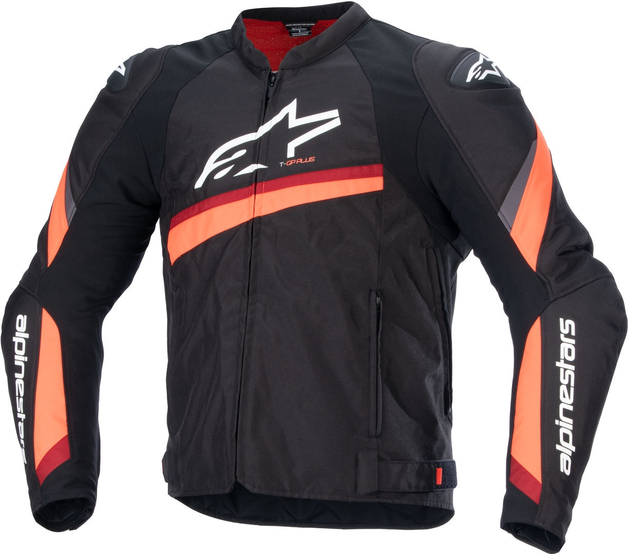 Alpinestars T-GP Plus R V4 Мотоциклетная текстильная куртка Черный/неоново-красный L 