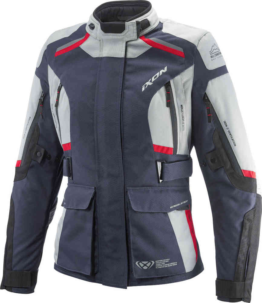 Ixon Midgard Veste textile imperméable à l’eau pour dames de moto
