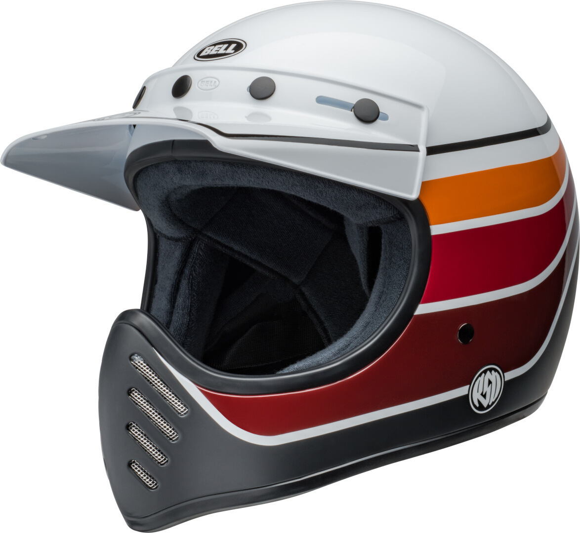 ☆BELL Moto-3 CLASSIC GLOSS WHITE ベル モト3 復刻版 オフ