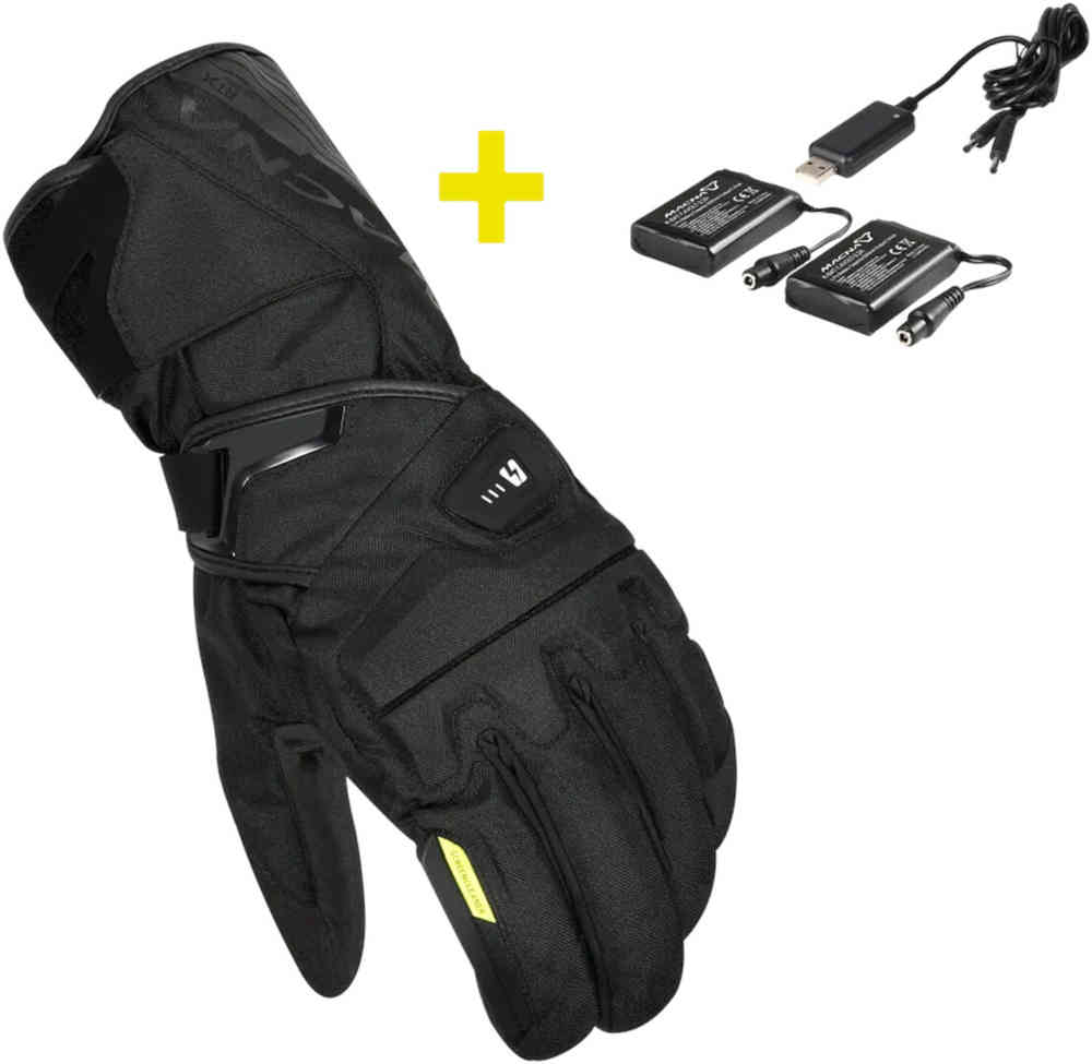 Macna Foton 2.0 RTX beheizbare wasserdichte Motorrad Handschuhe Kit