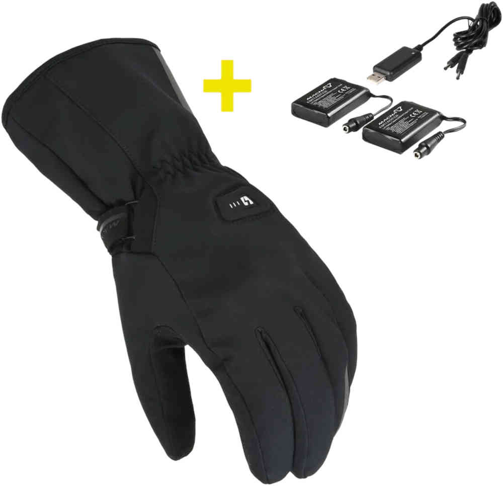 Macna Unite 2.0 RTX beheizbare wasserdichte Motorrad Handschuhe Kit