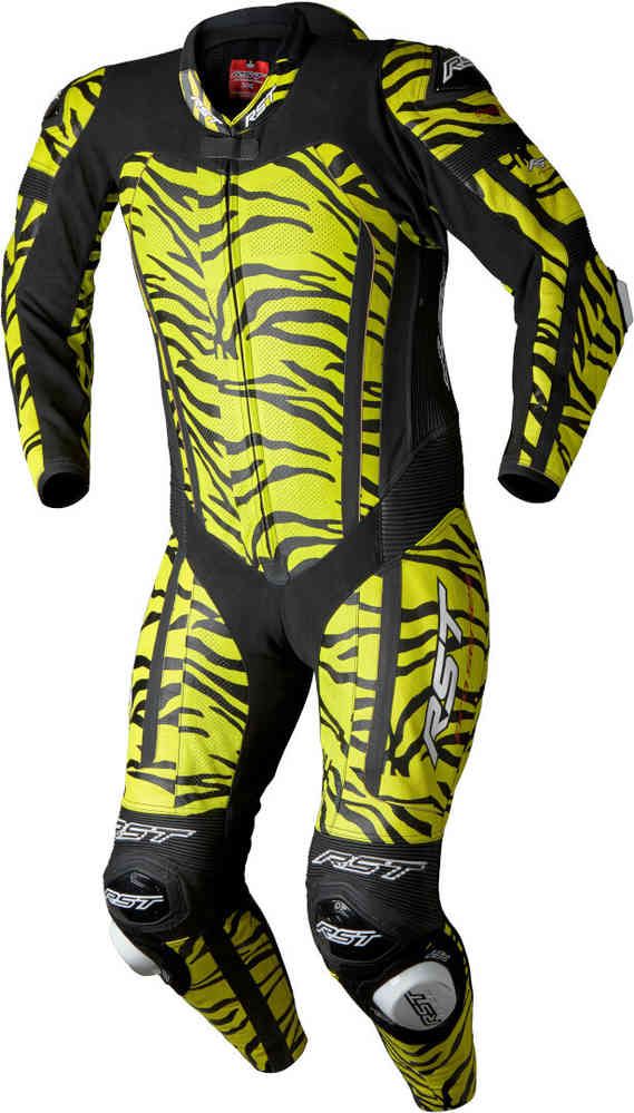 RST Pro Series Evo Airbag Ltd. Tiger Tuta in pelle da moto di un pezzo