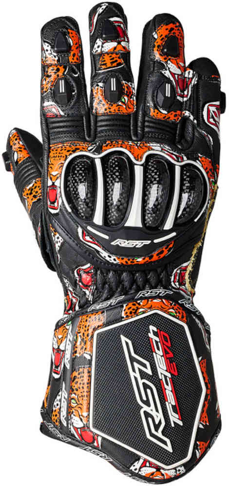 RST TracTech Evo 4 Ltd. Tiger Head Motorcycle Gloves