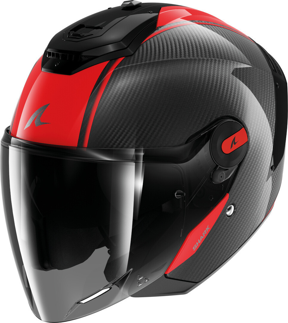 Shark RS Jet Carbon Skin Реактивный шлем Черный/Красный XXL (63/64) 