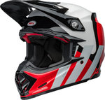 Bell Moto-9S Flex Hello Cousteau Stripes Casco da motocross