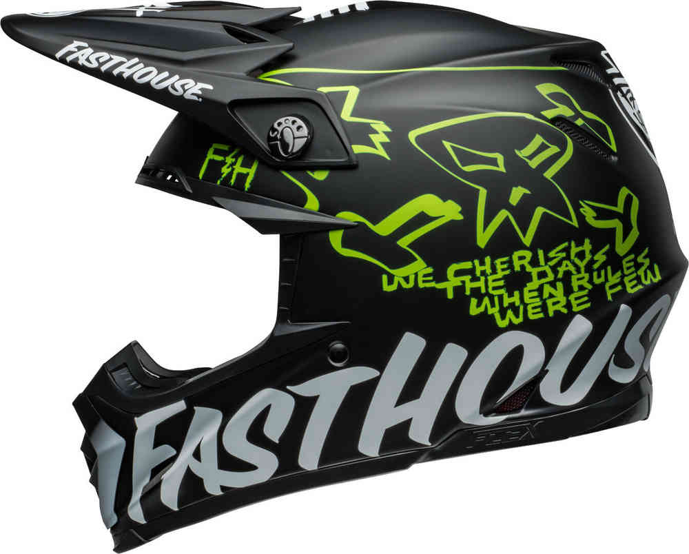 Bell Moto-9S Flex Fasthouse MC Core Шлем для мотокросса