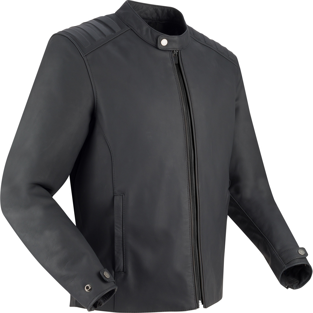 Segura Phil Motorrad Lederjacke, schwarz, Größe S für Männer